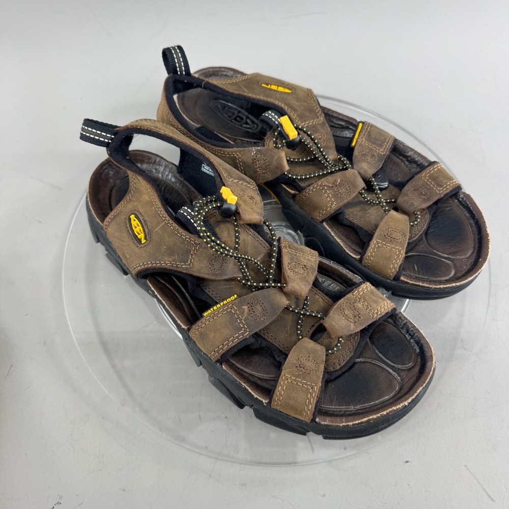 Keen Womens Arroyo II Waterproof Leather Hiking Sandals Brown 8 Gorpcore Outdoor